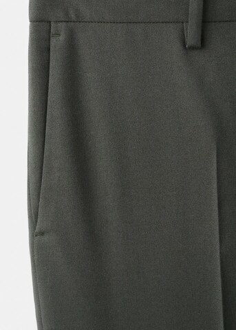 MANGO MAN Regular Pleated Pants 'Milan' in Green