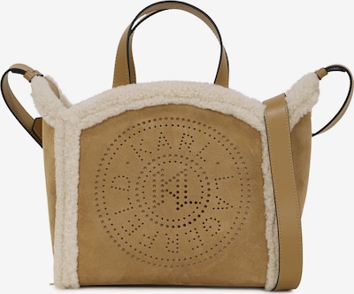 Sutraukiama rankinė iš Karl Lagerfeld, spalva – karamelės / vilnos balta, Prekių apžvalga