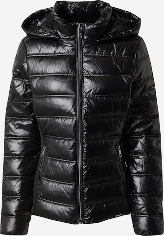 Veste mi-saison Calvin Klein en noir : devant