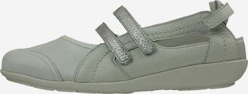 Natural Feet Ballet Flats with Strap in Grey