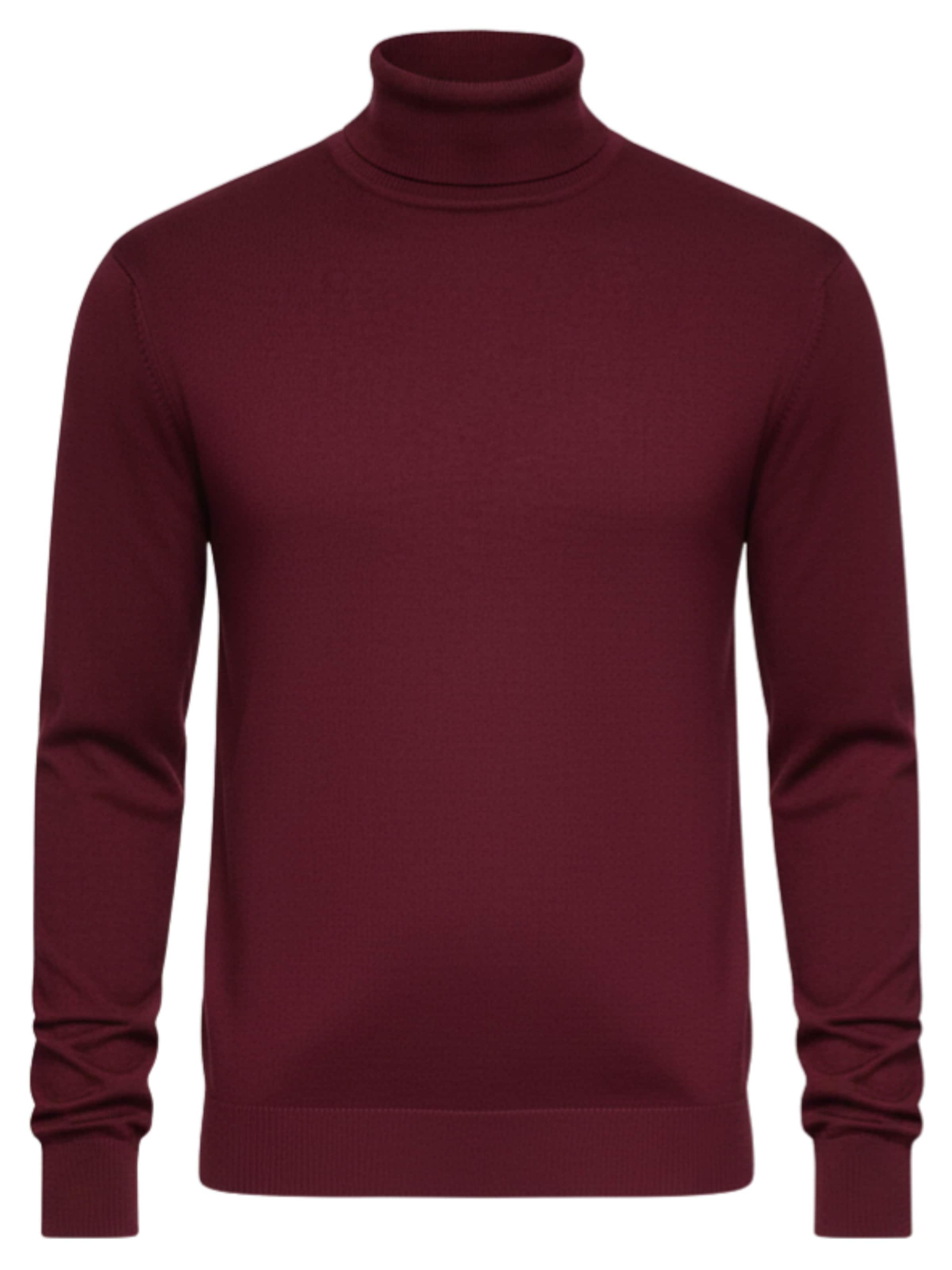 Ombre Pull-over 'OM-SWTN-0101' en bourgogne, Vue avec produit
