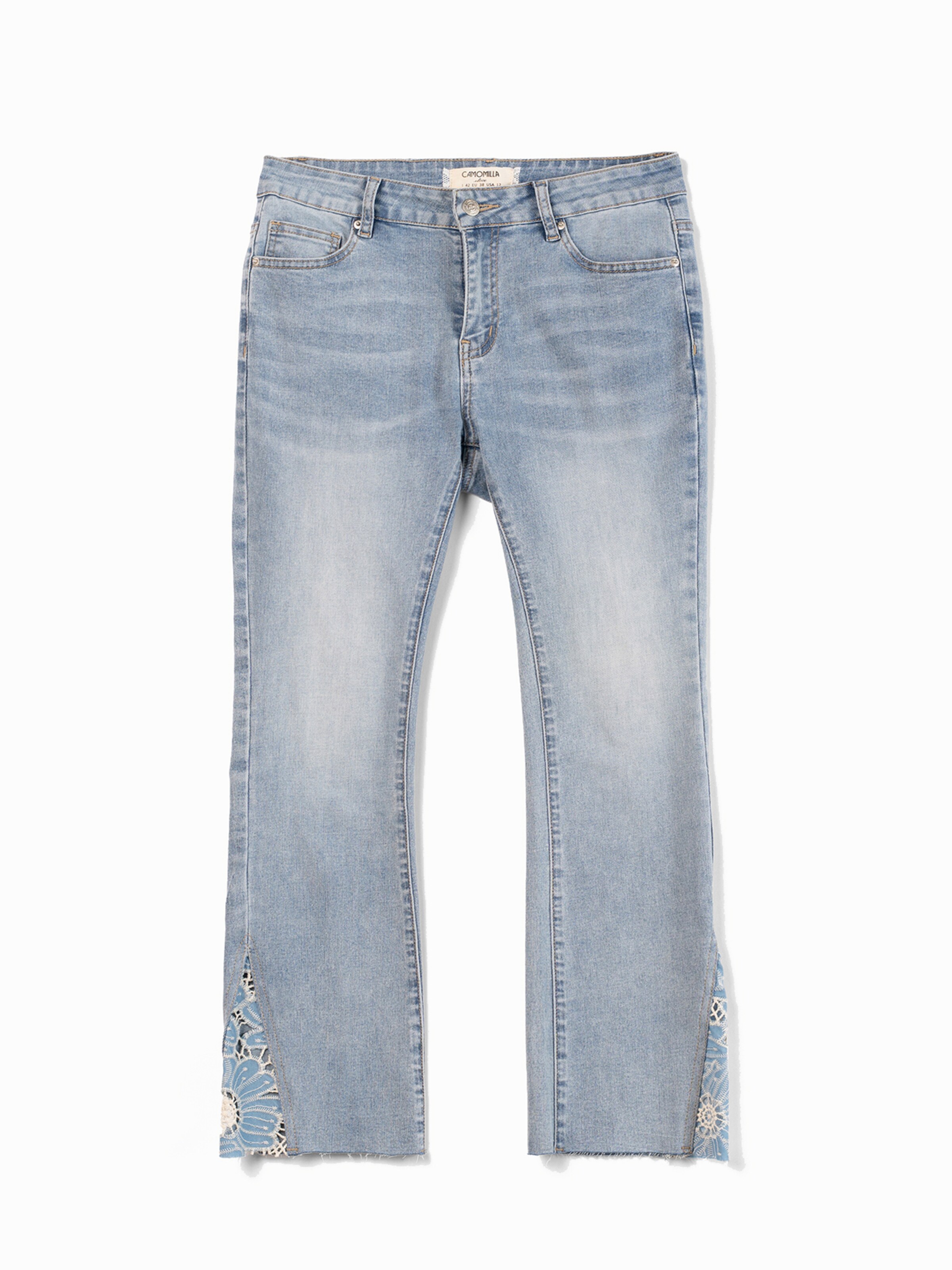 Camomilla Italia Flared Jeans 'Dilan' in Blauw: voorkant
