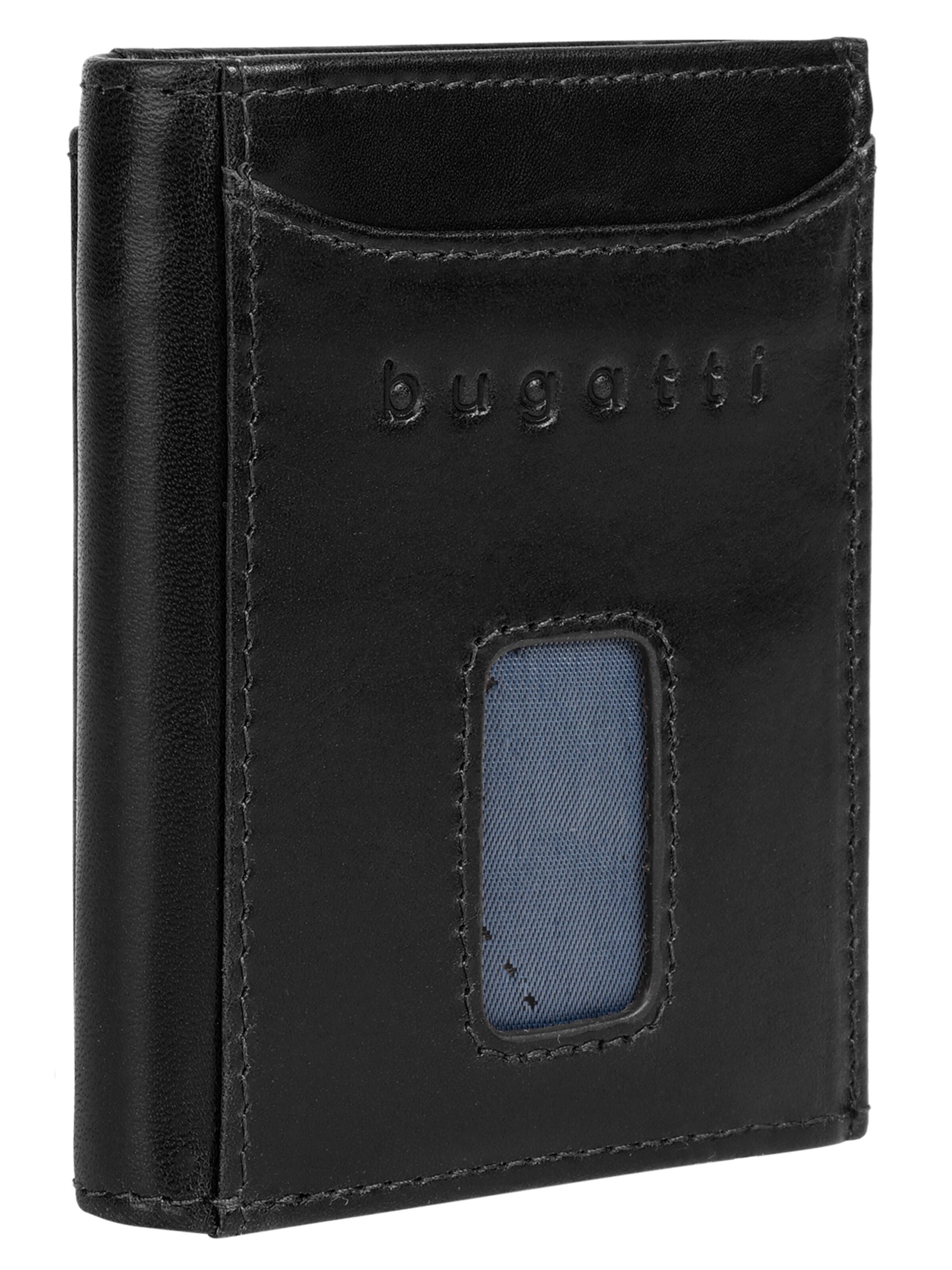 Porte-monnaies 'bugatti Geldbörse SECURE SLIM' bugatti en noir