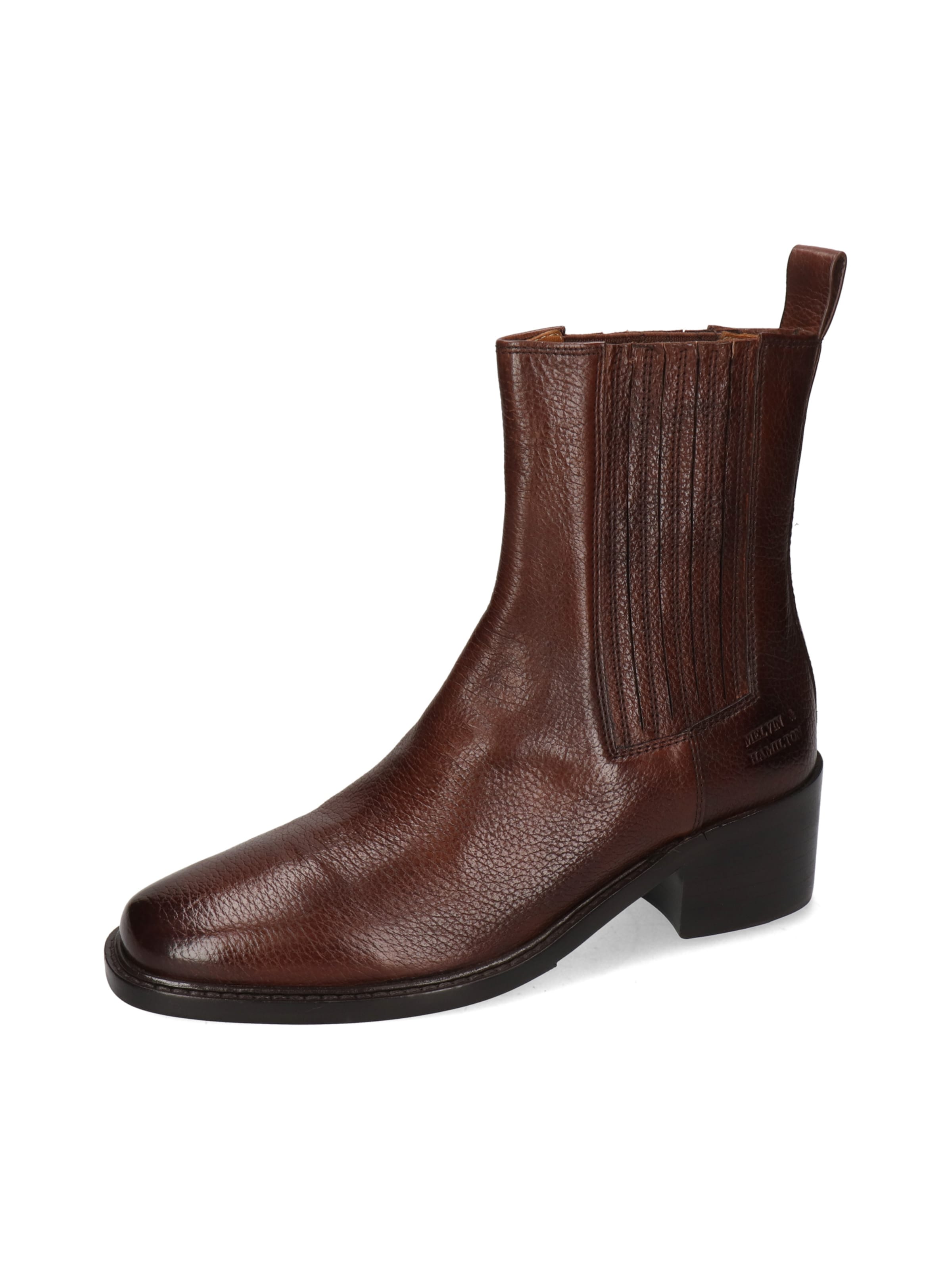 MELVIN & HAMILTON Chelsea Boots 'Hadley 2' in Brown: front