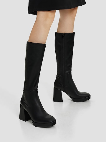 Bottes Pull&Bear en noir