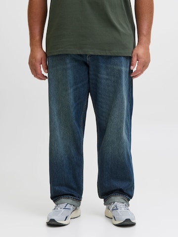Jack & Jones Plus Loosefit Jeans 'JJIChris JJOrignial' i blå: forside