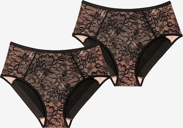 Slip ' Amourette Charm ' TRIUMPH en noir : devant