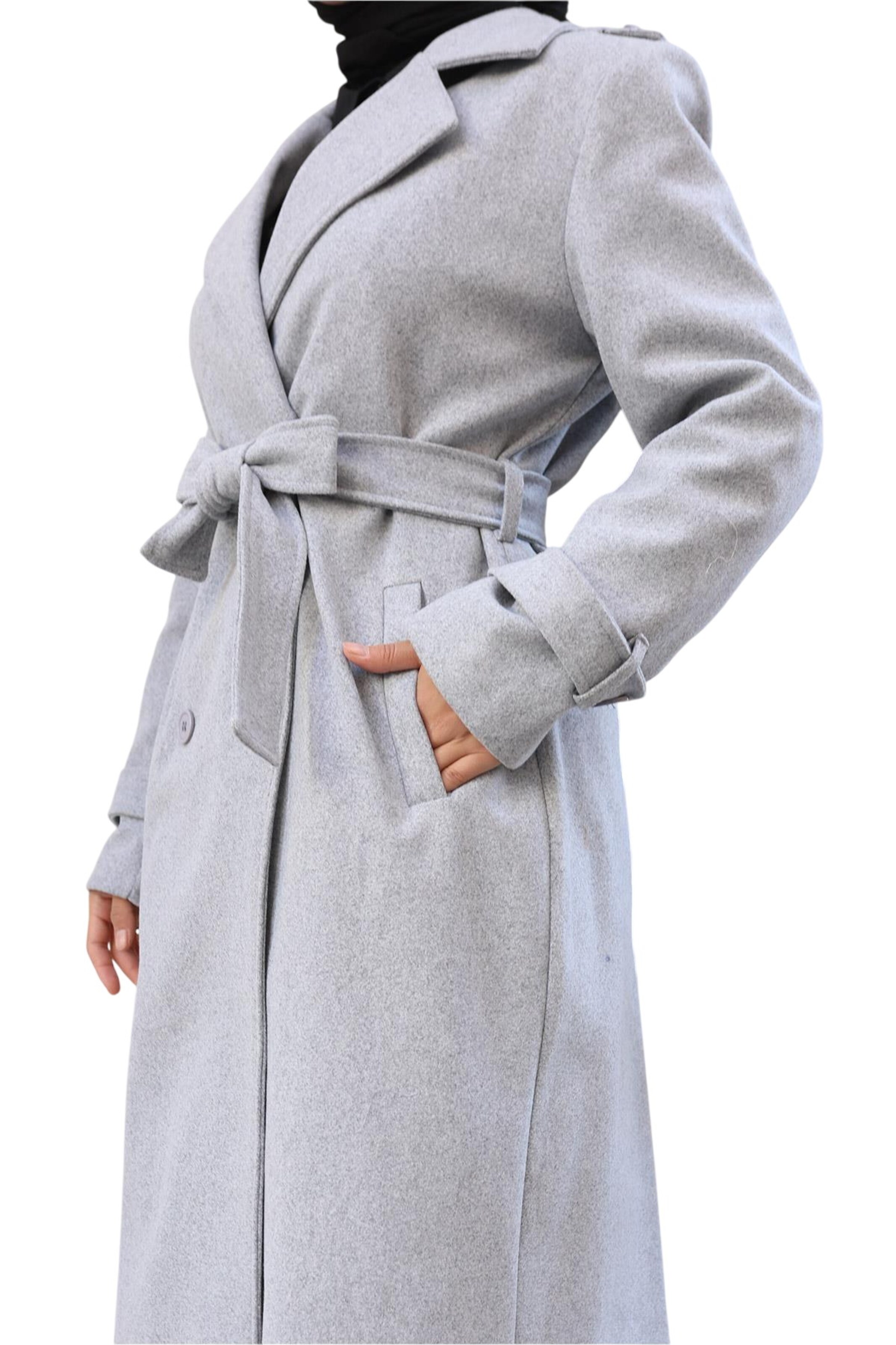 MODAMIHRAM Übergangsmantel in Grau