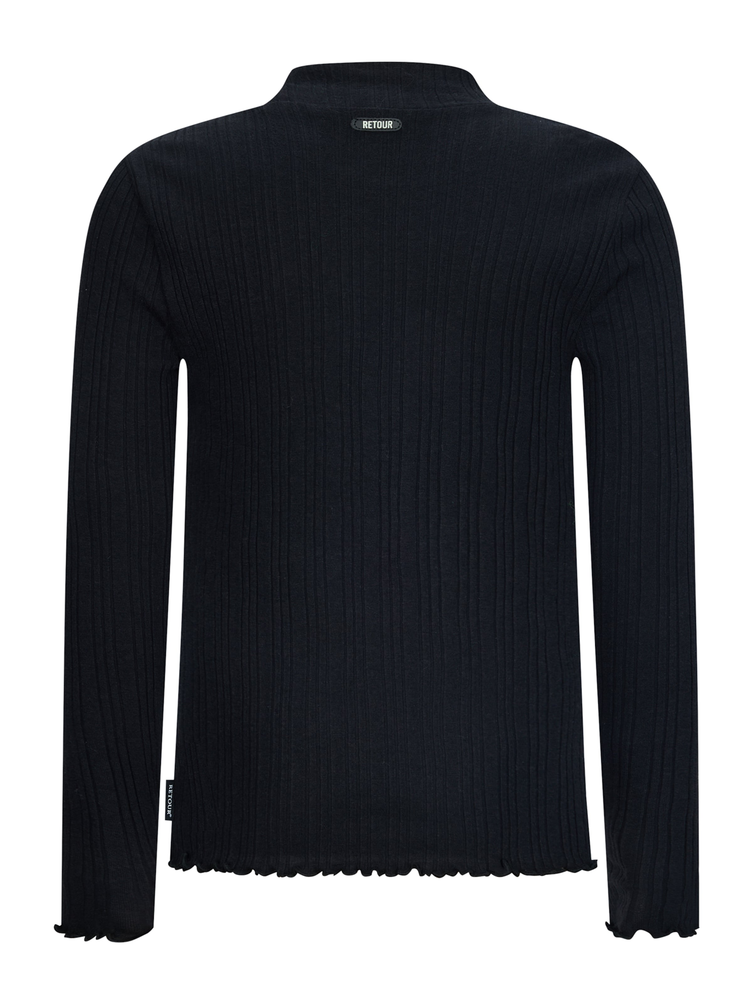 Retour Jeans Футболка 'Vivre' в Черный