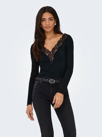 ONLY Shirt 'ONLANNY' in Schwarz: Vorderseite