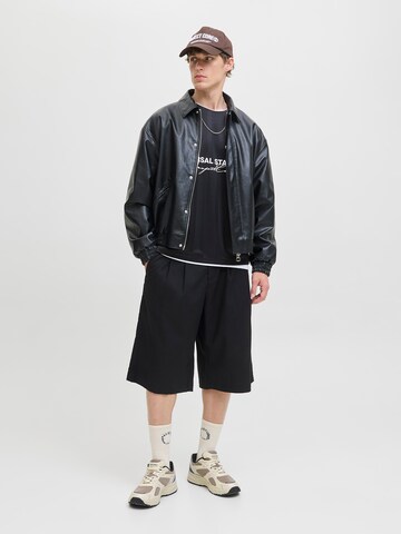 JACK & JONES Tričko – černá