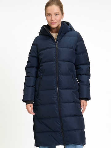 New View Wintermantel in Blauw: voorkant