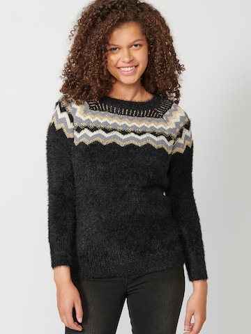 KOROSHI Pullover i sort