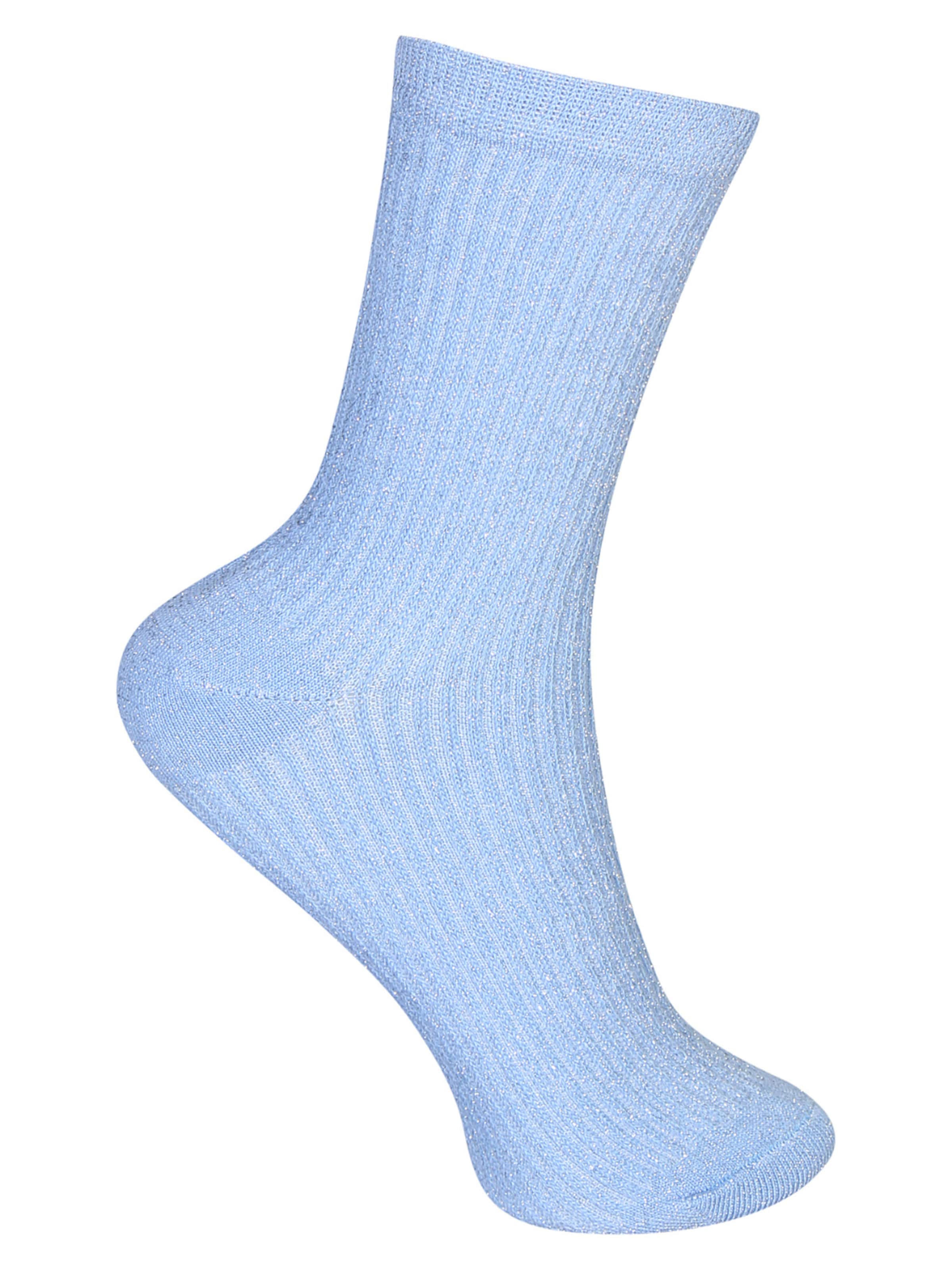 Zhenzi Sokken 'Luana 701' in Blauw: voorkant