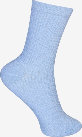 Zhenzi Sokken 'Luana 701' in Blauw: voorkant