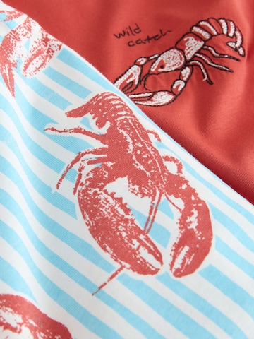 Next Дълга пижама в червено