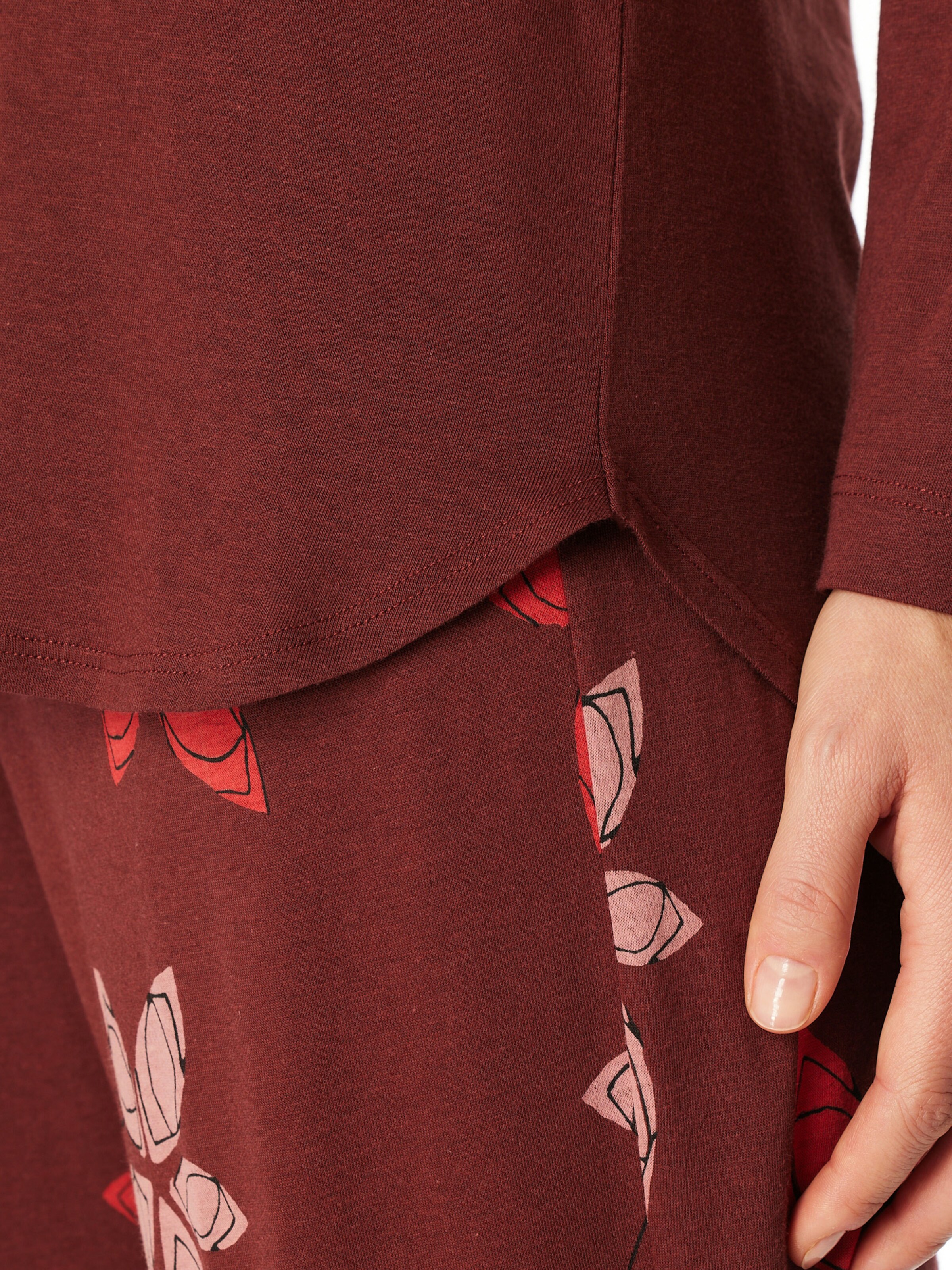 SCHIESSER Pyjama ' Comfort Nightwear ' in Orange