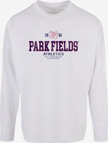 T-Shirt 'Park Fields' Merchcode en blanc : devant
