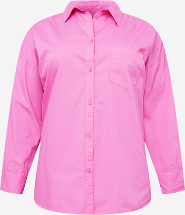 Cotton On Curve Blouse in Pink: front