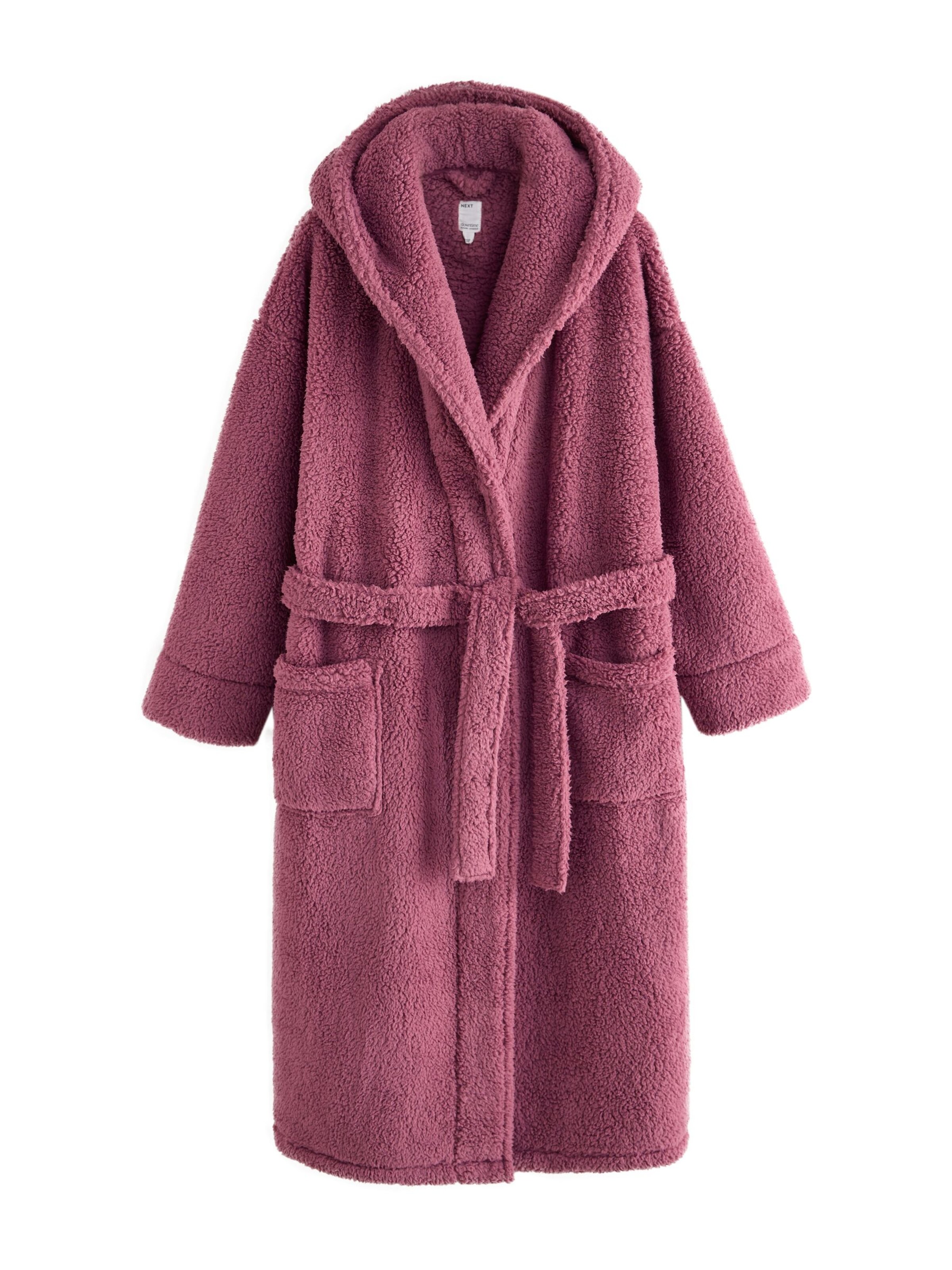 Peignoir long Next en rose : devant