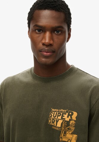 Maglietta 'Trade Tools' di Superdry in verde