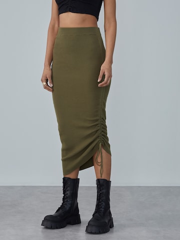 LeGer by Lena Gercke - Falda 'Leila' en verde: frente