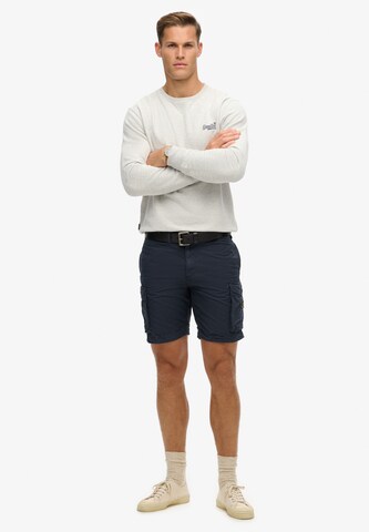 Loosefit Pantalon cargo Superdry en bleu
