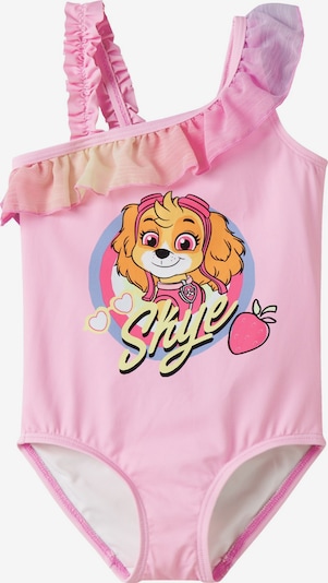 NAME IT Badeanzug 'Paw Patrol' in 86-92 in cognac / pink / weiß, Produktansicht