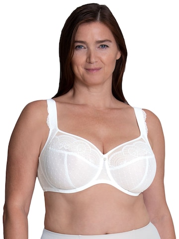 ROSA FAIA Minimiser Bra 'Selma' in White