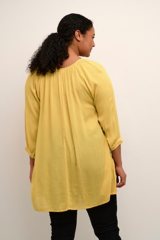 Tunique 'Ami' KAFFE CURVE en jaune