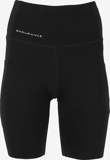 ENDURANCE Sportshorts 'Tathar' in schwarz / weiß, Produktansicht