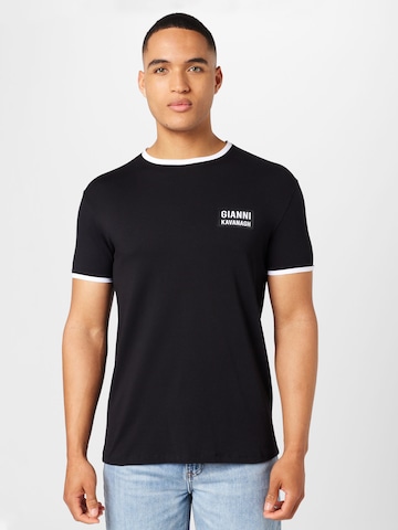 Gianni Kavanagh T-shirt 'Fighter' i svart: framsida