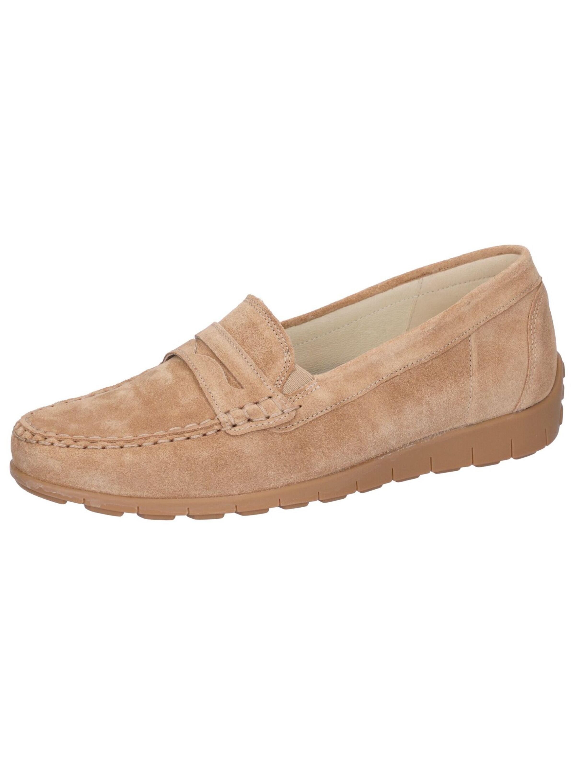 WALDLÄUFER Mokassin in Braun: Vorderseite