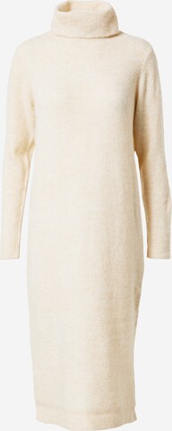 PIECES Strikkjole 'Juliana' i beige: forside