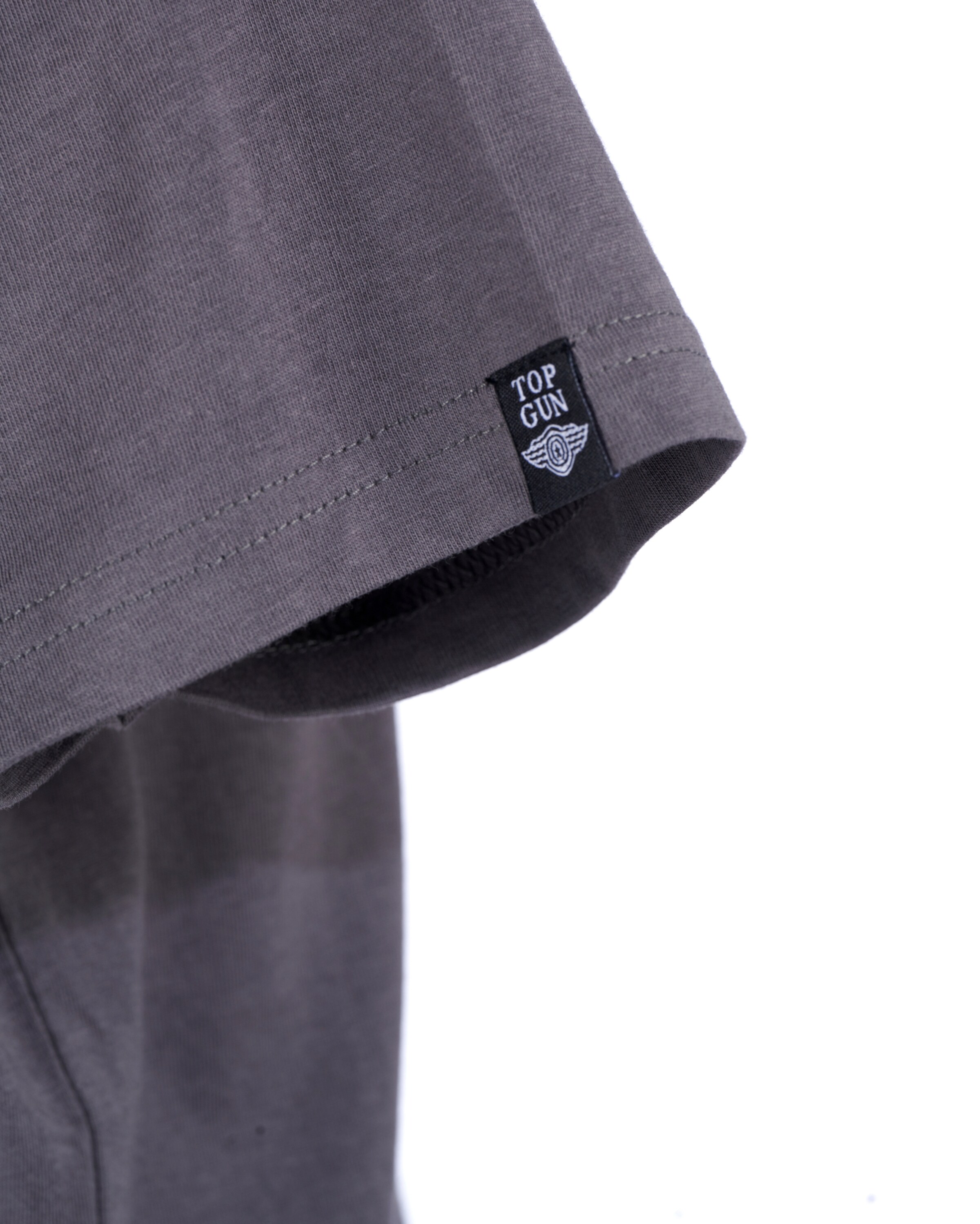 TOP GUN Shirt ' ' in Grey