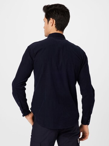 REPLAY Slim fit Button Up Shirt in Blue