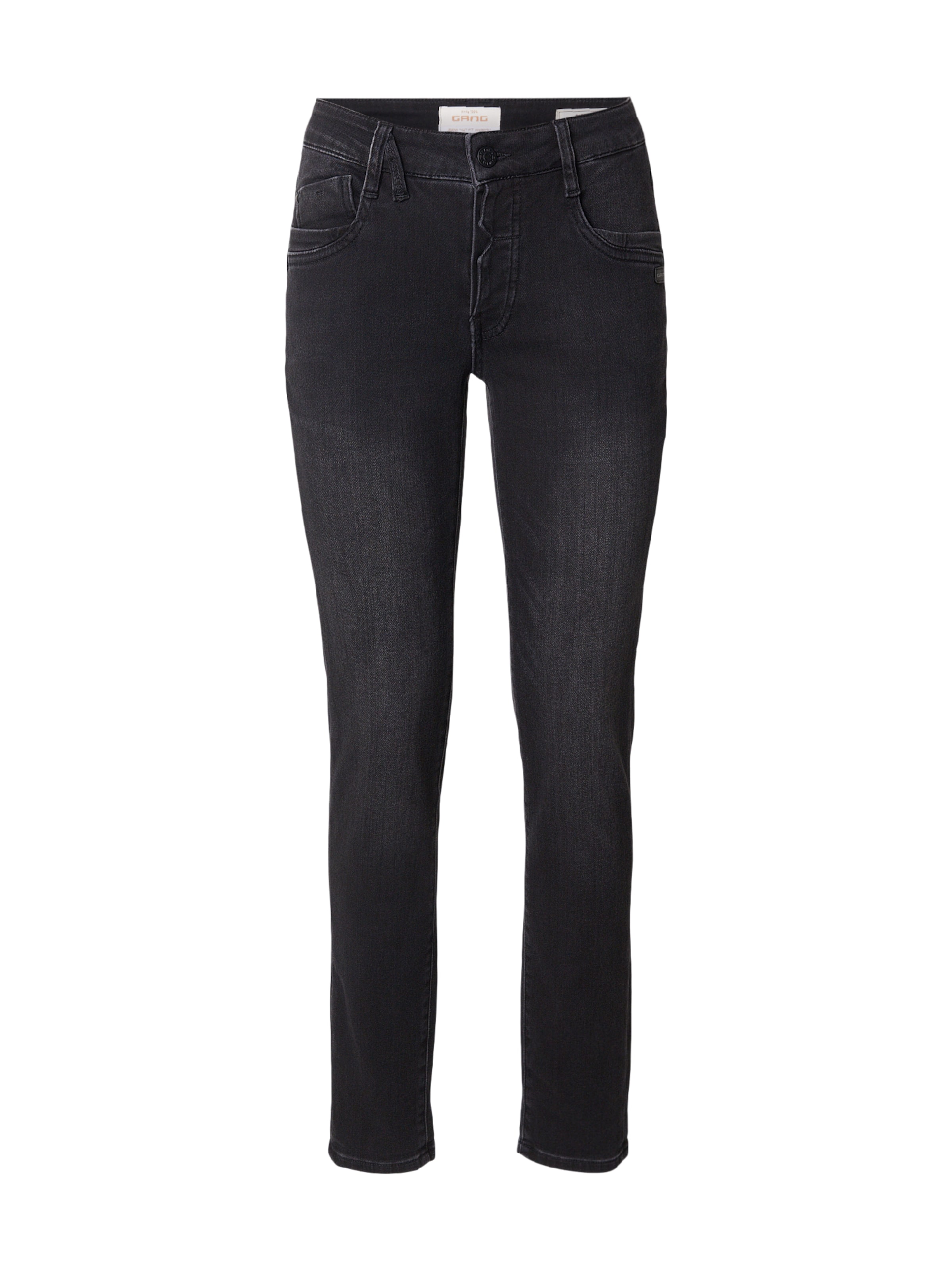 Gang - Loosefit Calças de ganga 'Gerda' em preto: frente