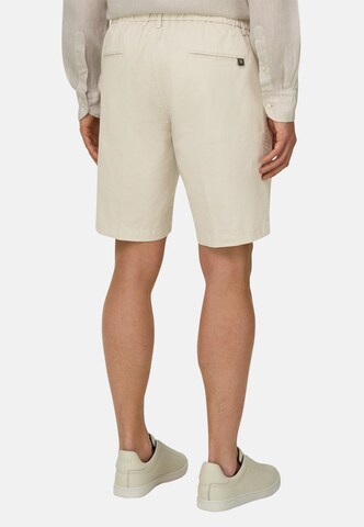 Coupe slim Pantalon à pince Boggi Milano en beige