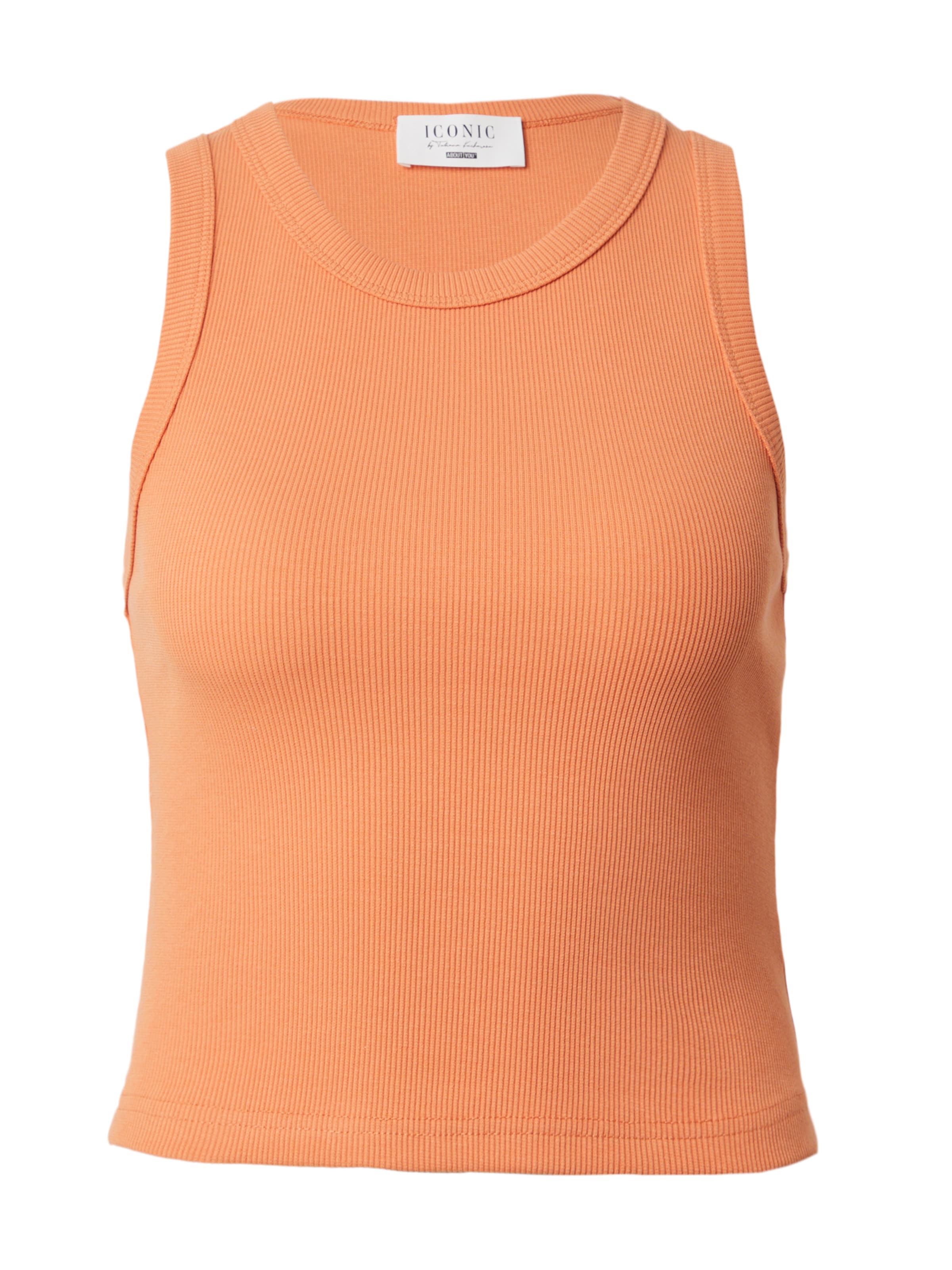 ABOUT YOU x Iconic by Tatiana Kucharova Τοπ 'Sarah' σε μανταρινί, Άποψη προϊόντος