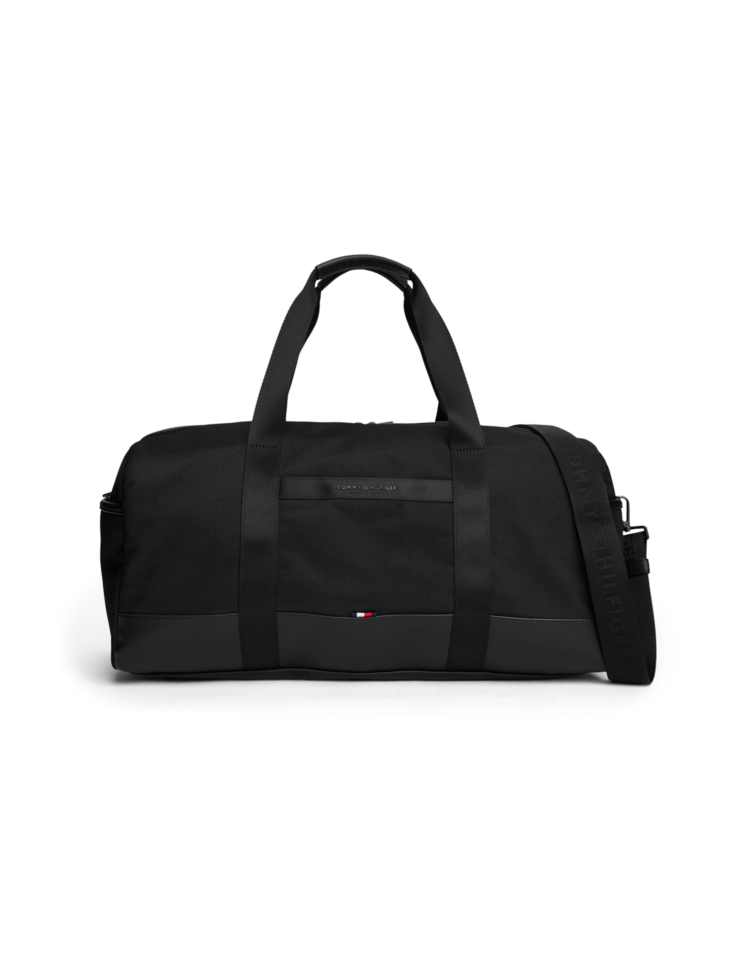 TOMMY HILFIGER Rejsetaske i sort: forside