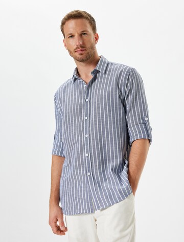 Koton Regular Fit Hemd in Blau