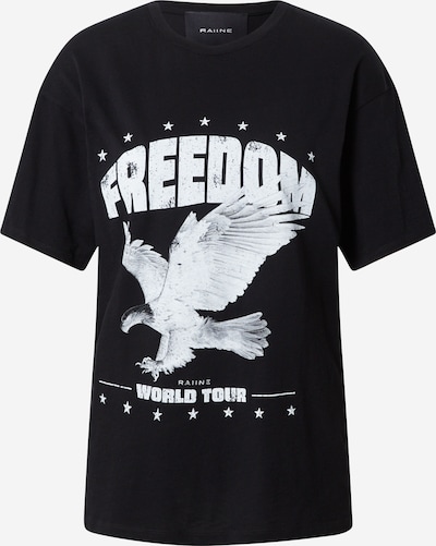 RAIINE T-Shirt in schwarz / weiß, Produktansicht
