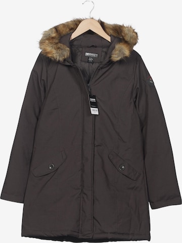 GEOGRAPHICAL NORWAY Mantel L in Grau: Vorderseite