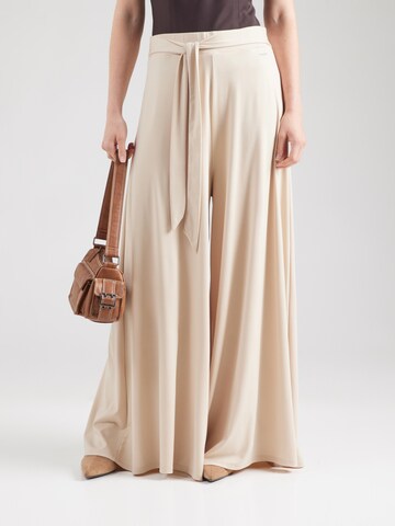 Wide leg Pantaloni 'Orlanda' di Herrlicher in beige: frontale