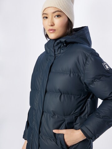 Derbe Winter Coat 'Puffholm' in Blue