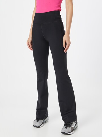 Girlfriend Collective Tapered Sportbroek in Zwart: voorkant