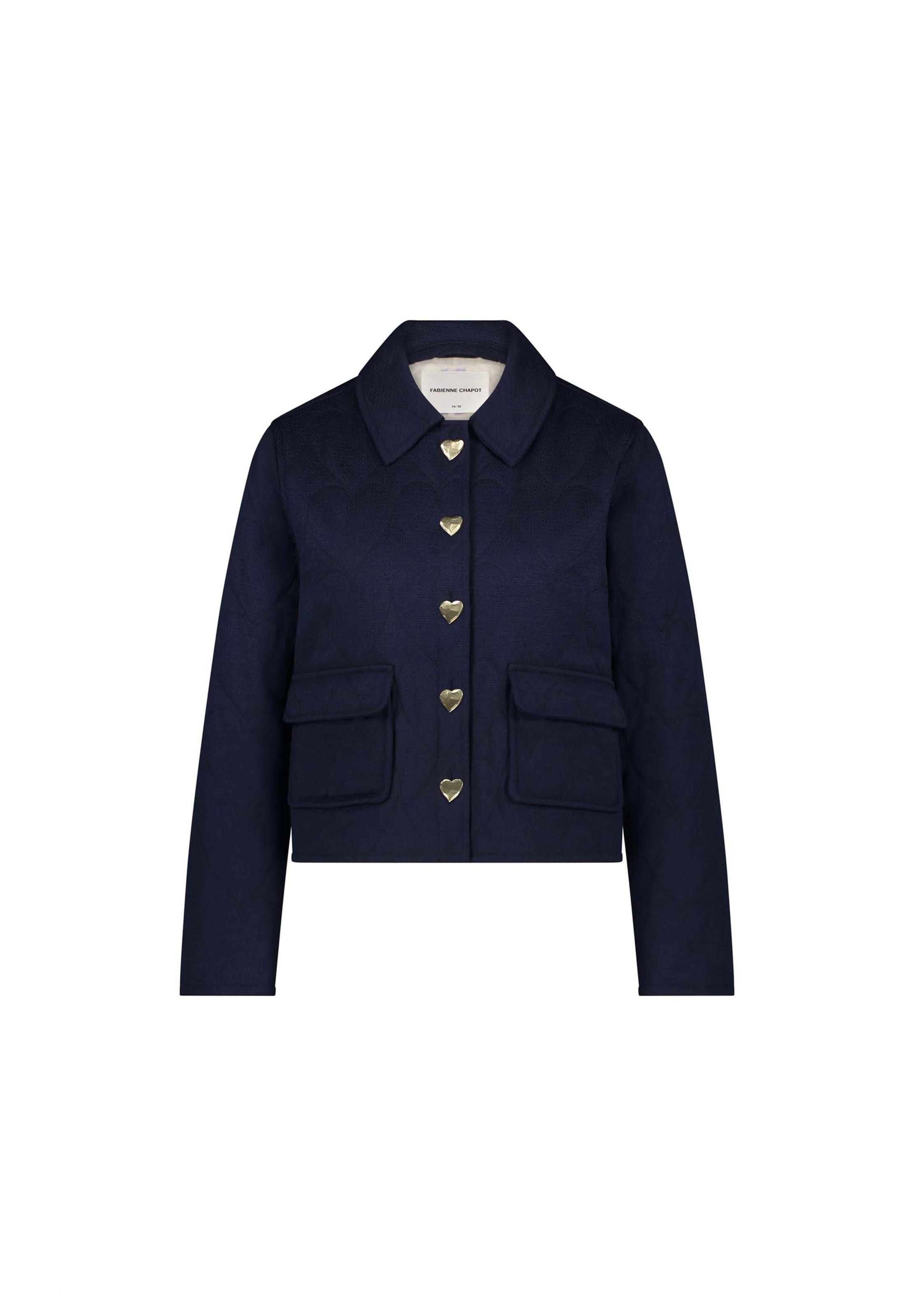 Fabienne Chapot Jacke in Blau: Vorderseite