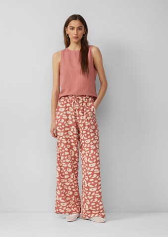 QS Loose fit Pants in Orange