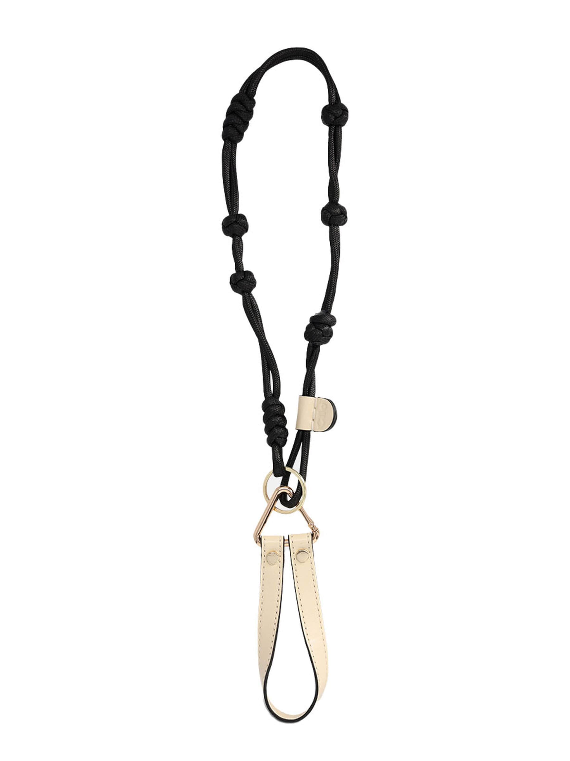 Clio Bag accessories 'KNOT CHARM' in White: front