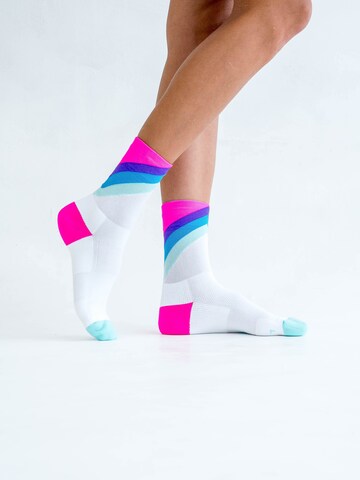 INCYLENCE Athletic Socks 'GRADES' in Pink